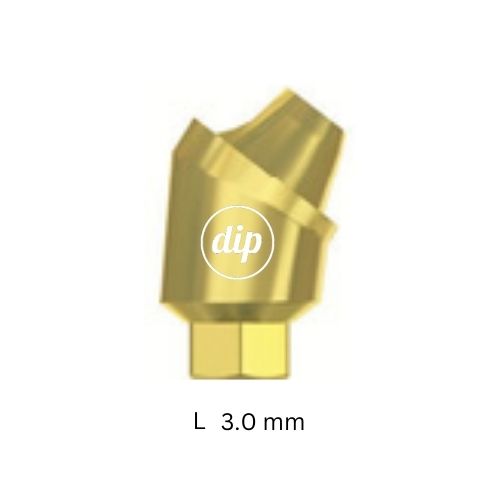 30° Angled Classic Multi-Unit Abutment M1.4 for Internal Hex RP 3.5