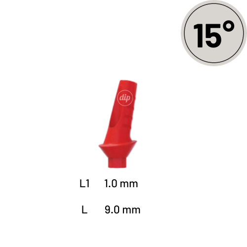 15° Angled Castable Anatomic Abutment for Internal Hex RP 3.5