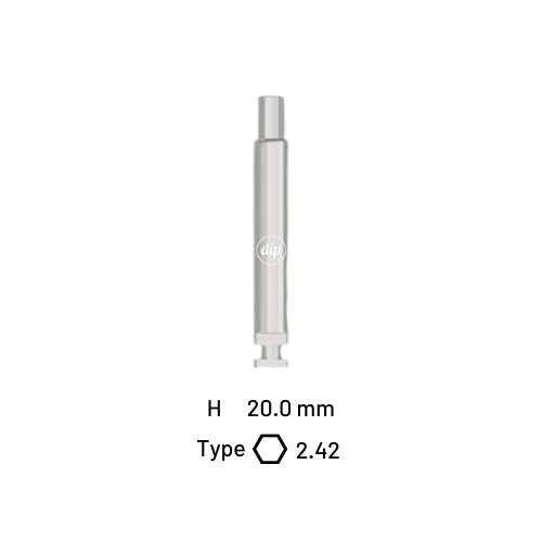 Implant Insertion Tool with Latch Motor Mount for Internal Hex RP 3.5