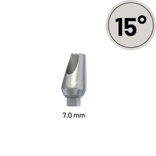 15° Angled Titanium Abutment for Internal Hex RP 3.5