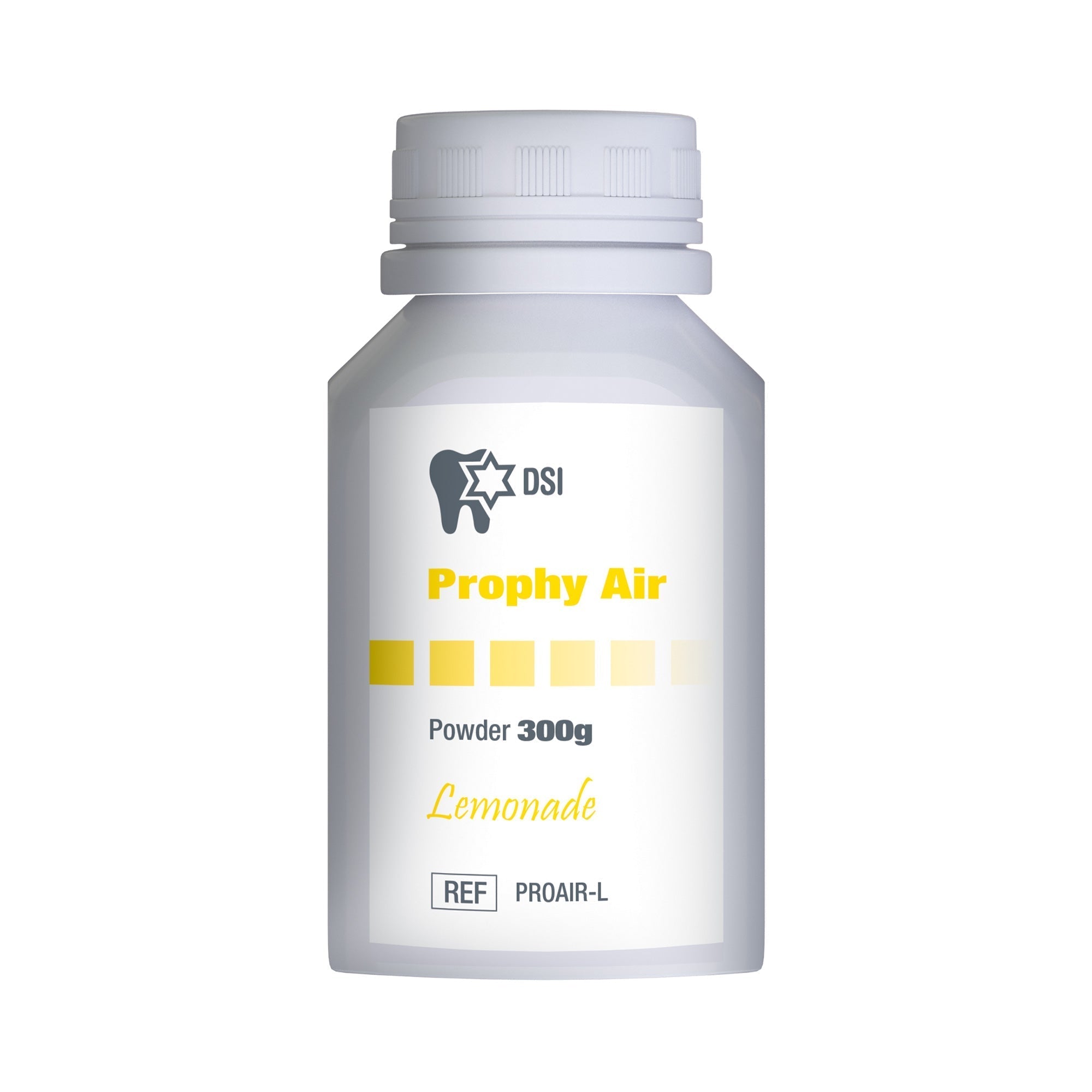 Bottle of dental prophylaxis air polishing powder