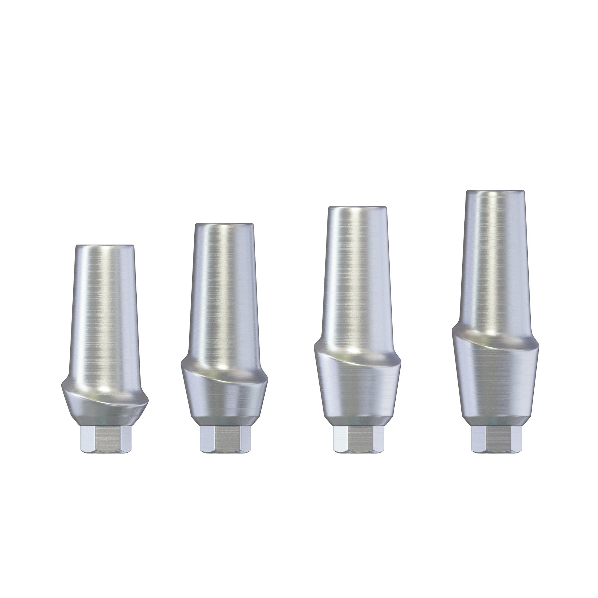 DIP Titanium Anatomic Straight Abutment Ø5.2mm - Internal Hex Ø2.42mm