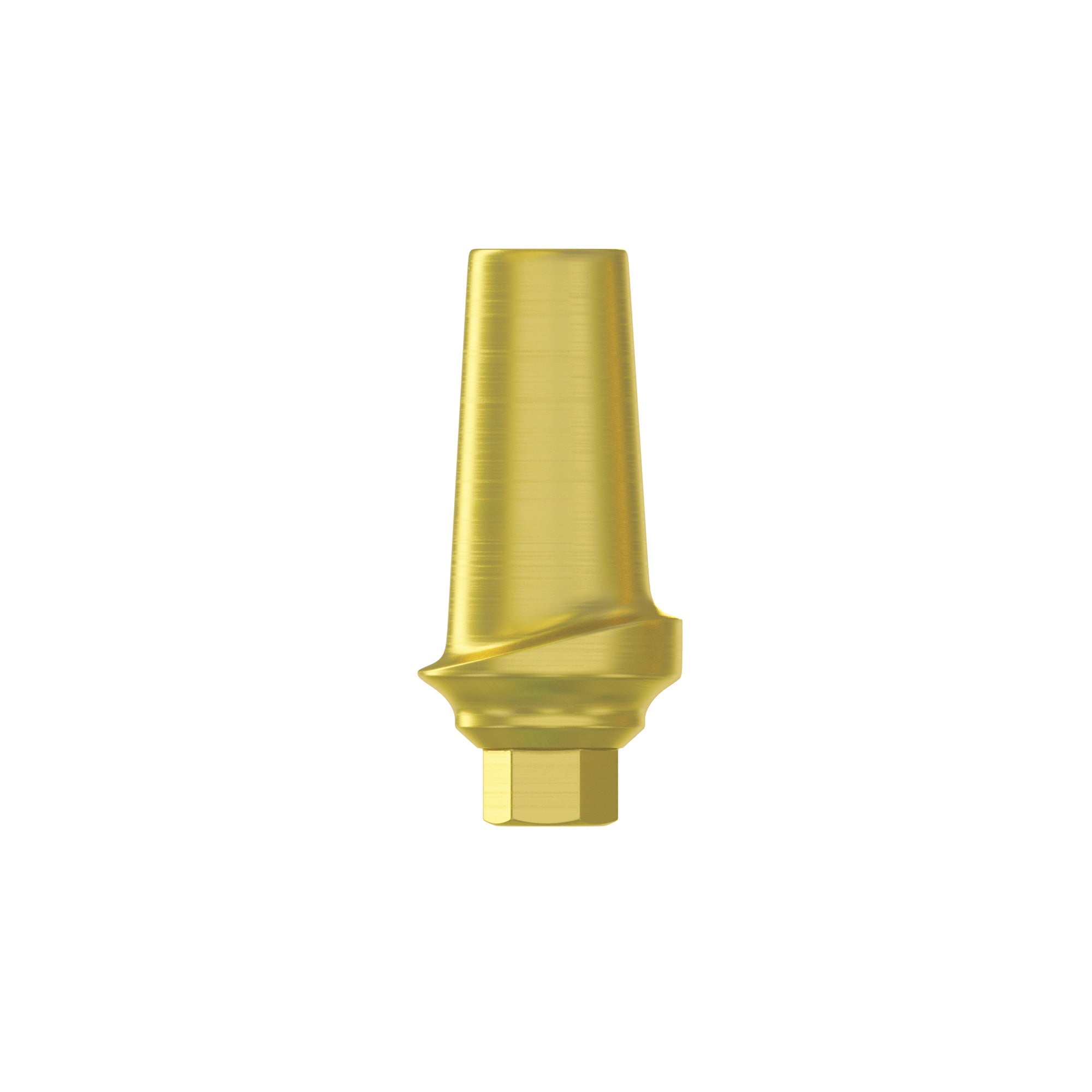 DIP Titanium Concave Straight Abutment Ø5.0mm - Internal Hex Ø2.42mm