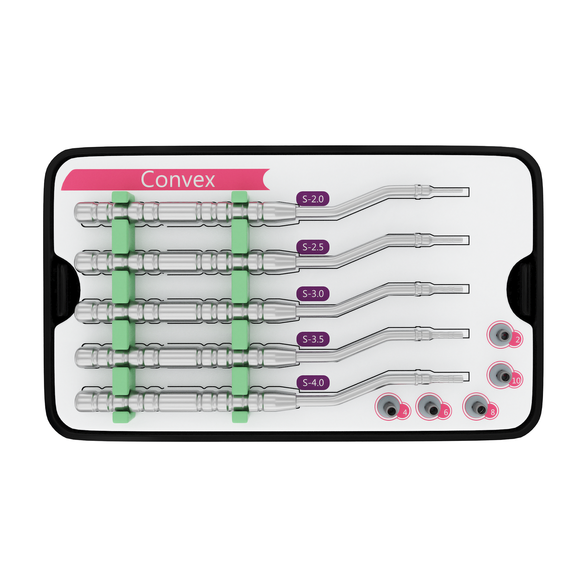 DIP Osteotome R-Kit For Bone Condensing and Sinus Lifting