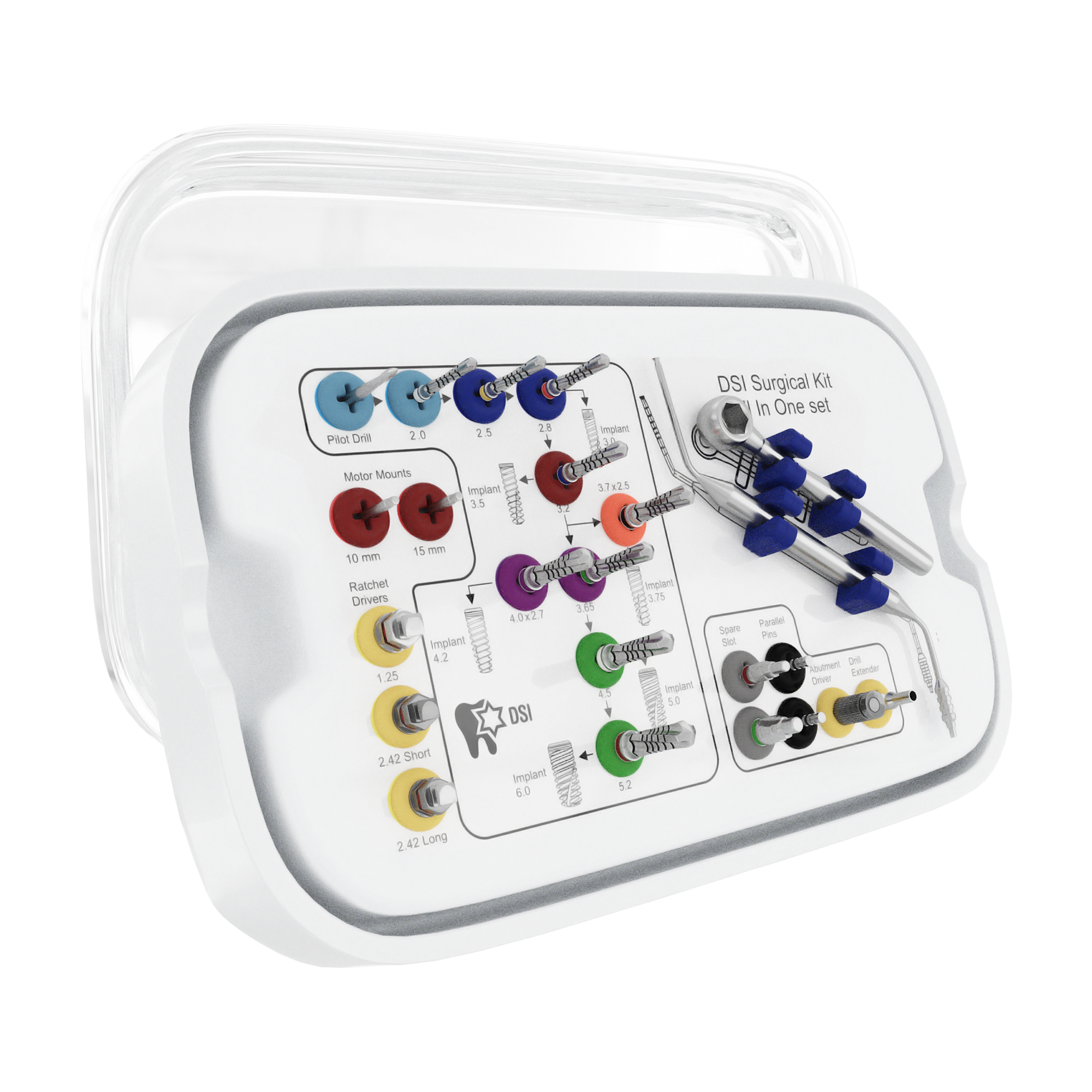 DIP SK004 Premium All-in-one Surgical Kit For Implant Placement