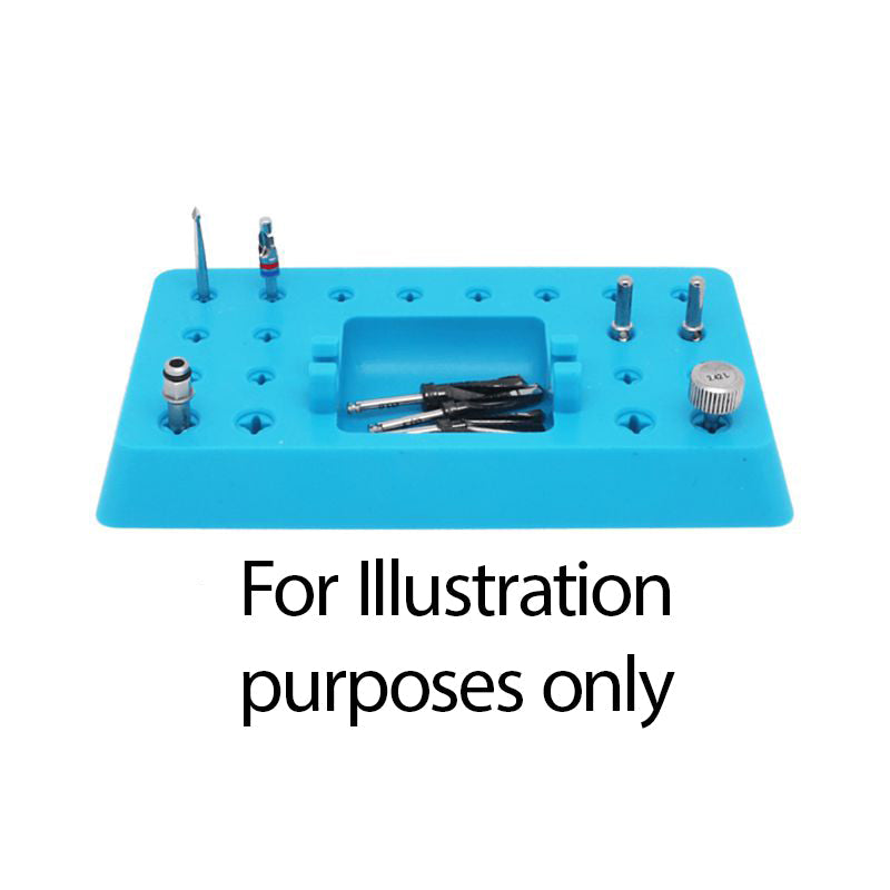 Compact Silicone Surgical Tray/Organizer For Surgical Tools