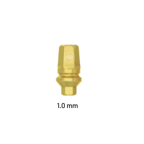 Straight Transfer-Abutment - Concave Profile for Internal Hex RP 3.5