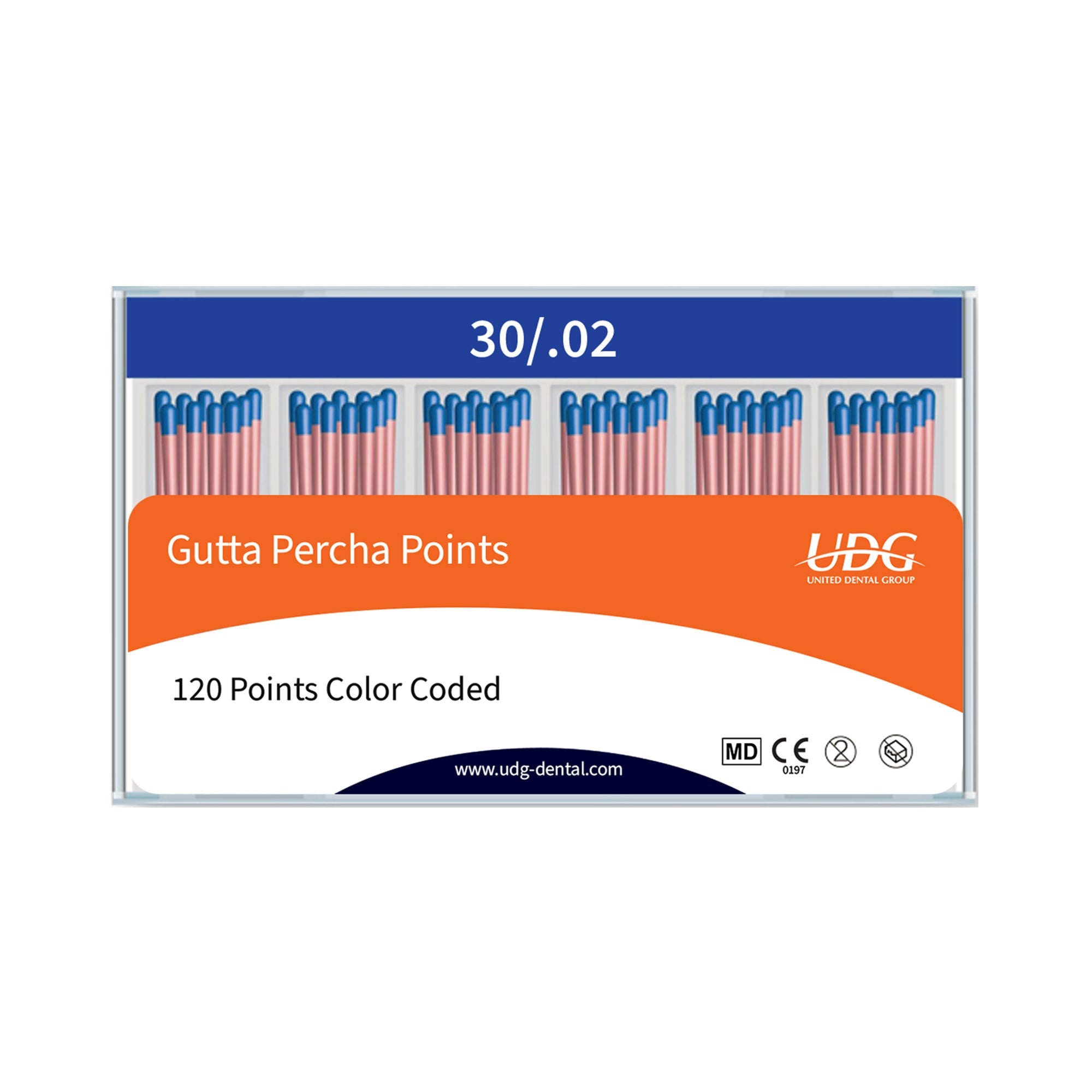 Gutta Percha Points 2% 120pcs