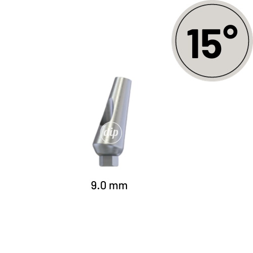 15° Angled Titanium Abutment for Internal Hex RP 3.5