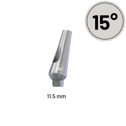 15° Angled Titanium Abutment for Internal Hex RP 3.5