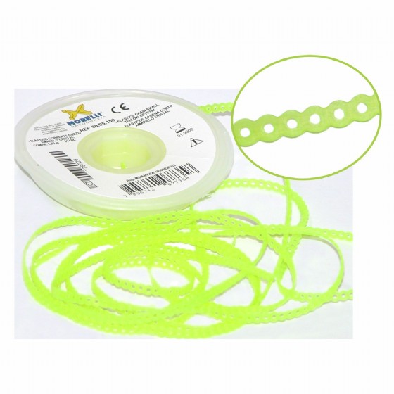 Morelli Orthodontic Elastic Power Chain Crystal Lemon 1.5m