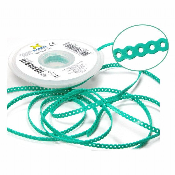 Morelli Orthodontic Elastic Power Chain Green Sea 1.5m