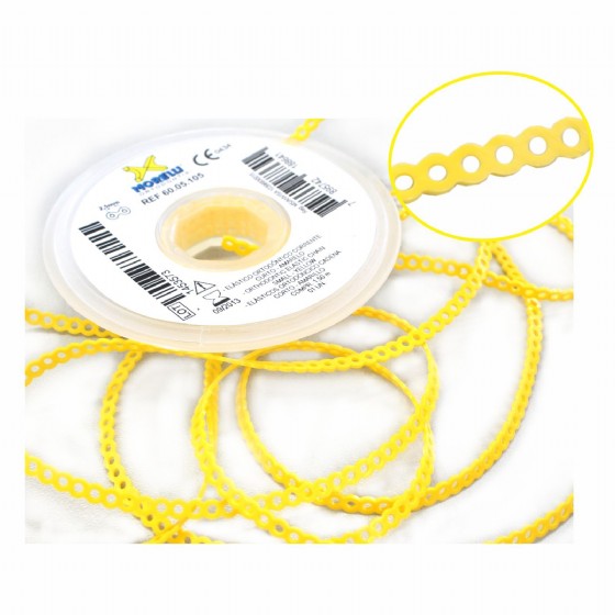 Morelli Orthodontic Elastic Power Yellow 1.5m