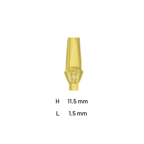 Straight Anatomic Snap-On Transfer Abutment for Nobel Active® RP 4.3