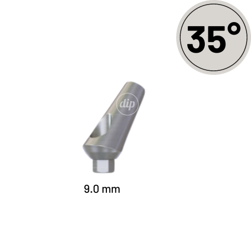 35° Angled Titanium Abutment for Internal Hex RP 3.5