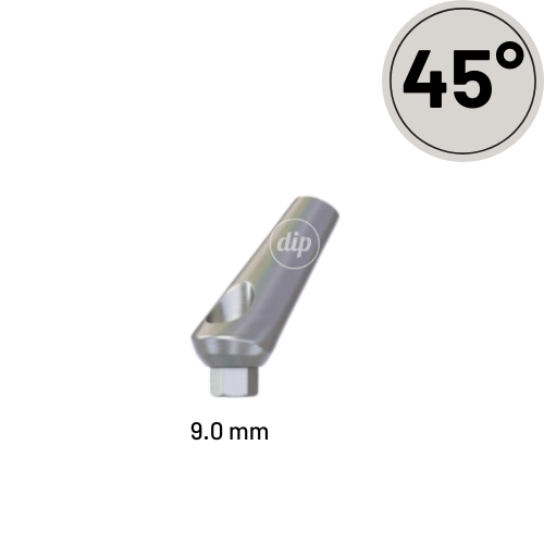 45° Angled Titanium Abutment for Internal Hex RP 3.5