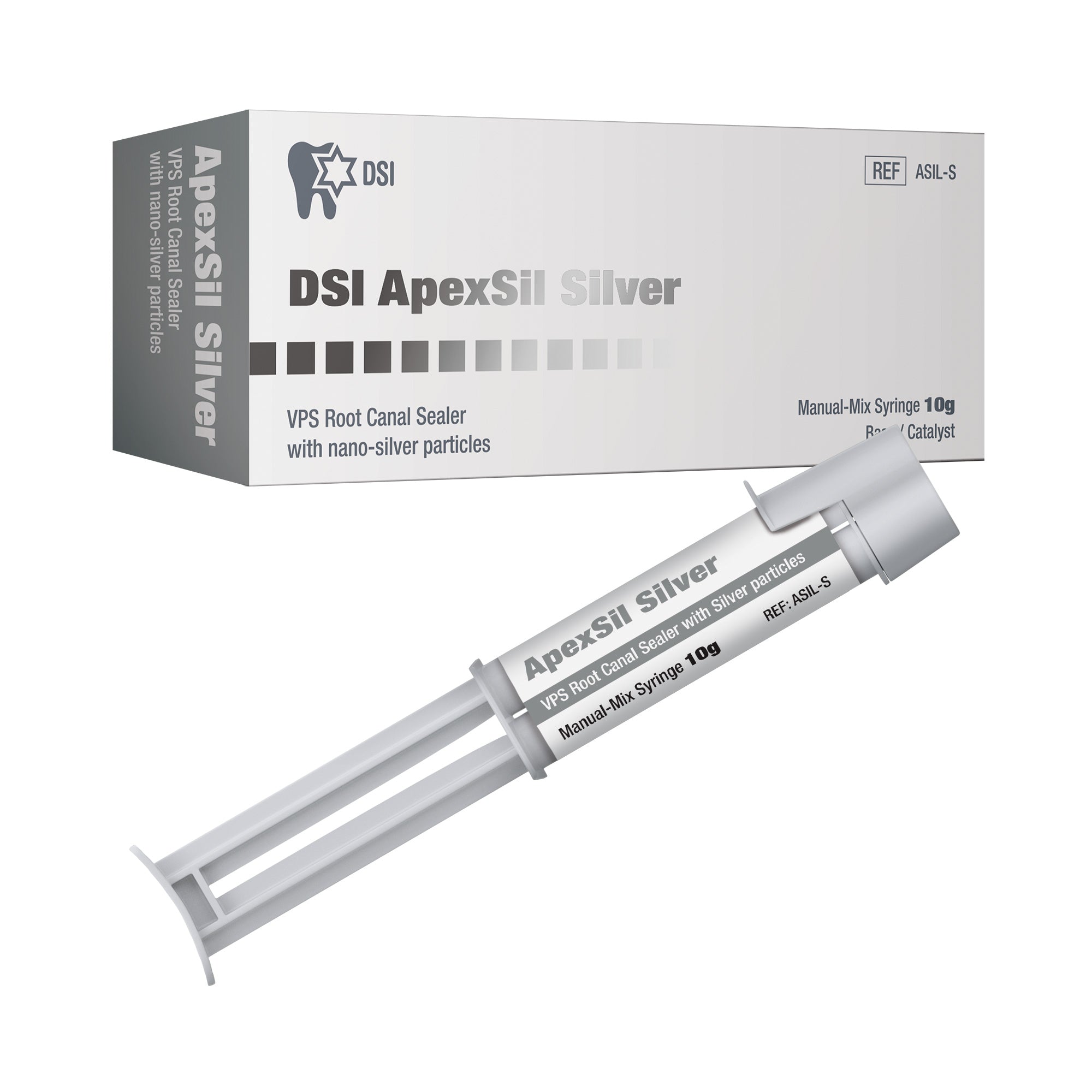 DIP Apexsil Silver Root Canal Sealer In Syringe 10g