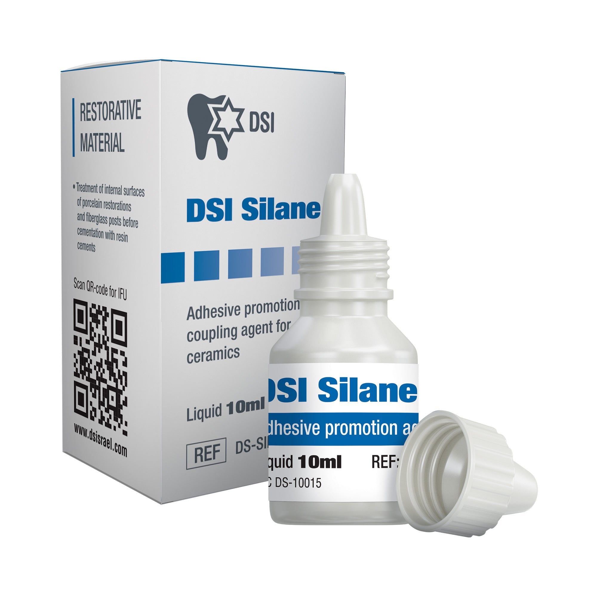 DIP Silane Dental Primer Coupling Agent For Porcelain Bonding 10ml Bottle