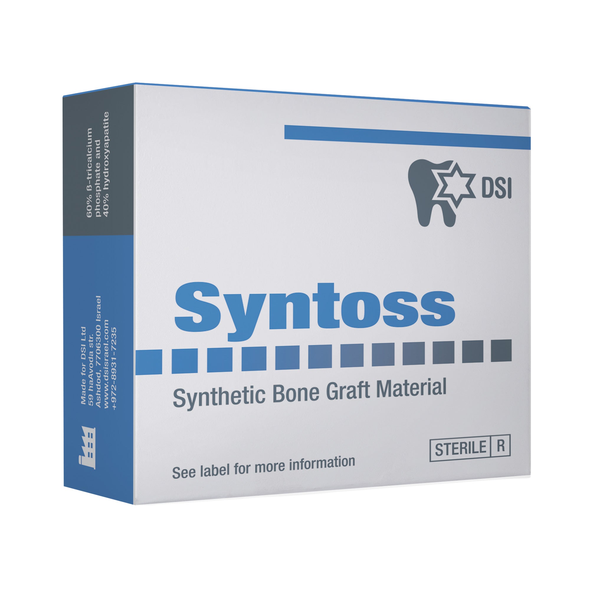 DIP Syntoss Multi Synthetic Bone Graft TCP/HA Mix in Granules Alloplast