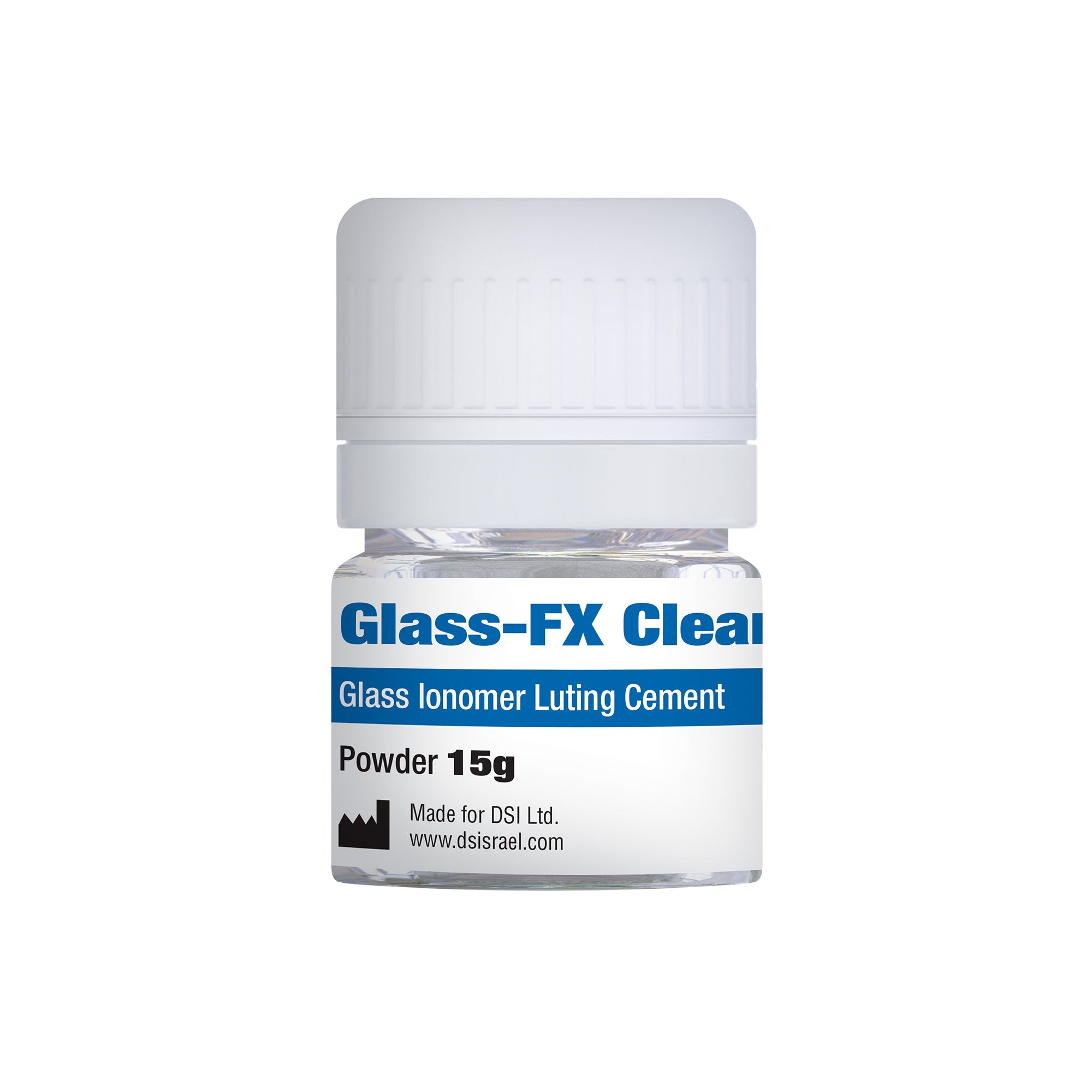 DIP Glass FX Clear Glass-Ionomer Translucent Cement 15g + 10ml