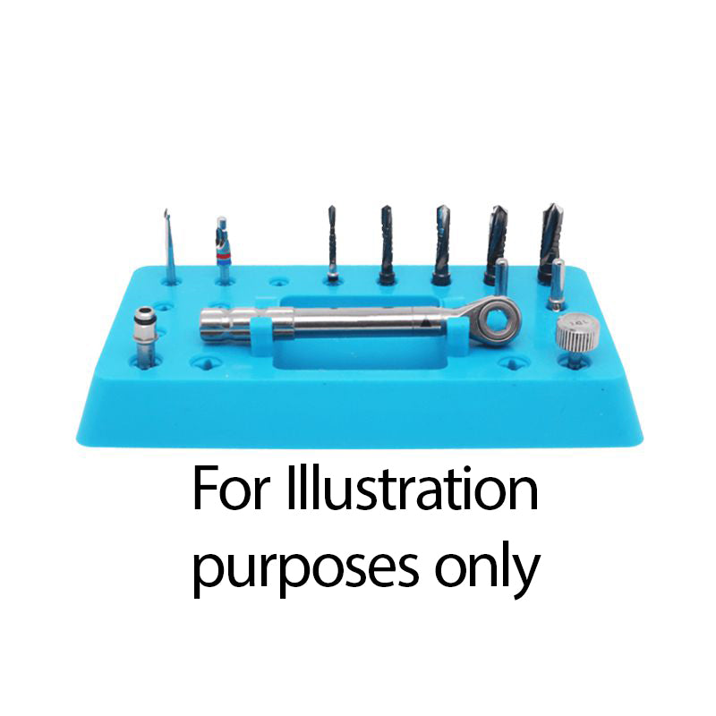 Compact Silicone Surgical Tray/Organizer For Surgical Tools