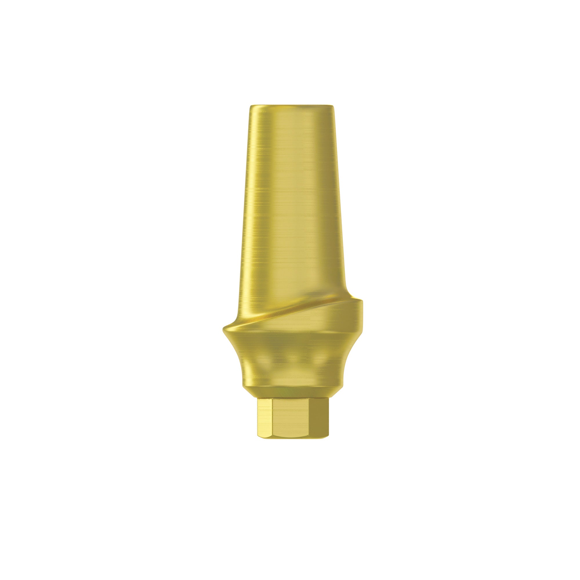 DIP Titanium Concave Straight Abutment Ø5.0mm - Internal Hex Ø2.42mm