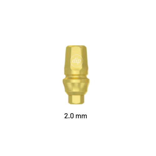 Straight Transfer-Abutment - Concave Profile for Internal Hex RP 3.5