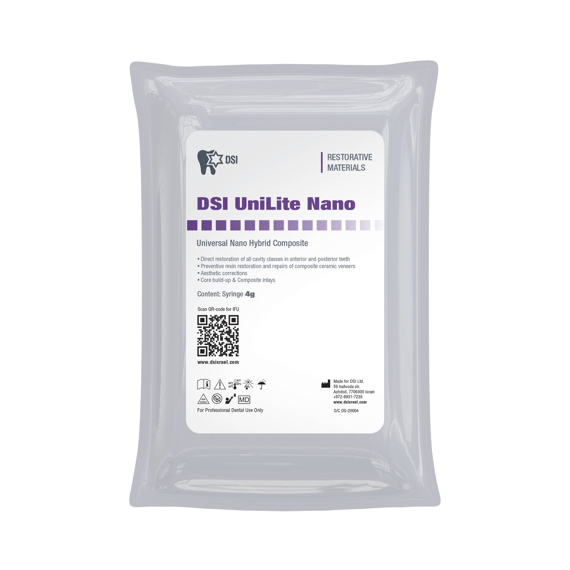 DSI UniLite Nano Hybrid Universal Composite For Gingiva Restoration 4g