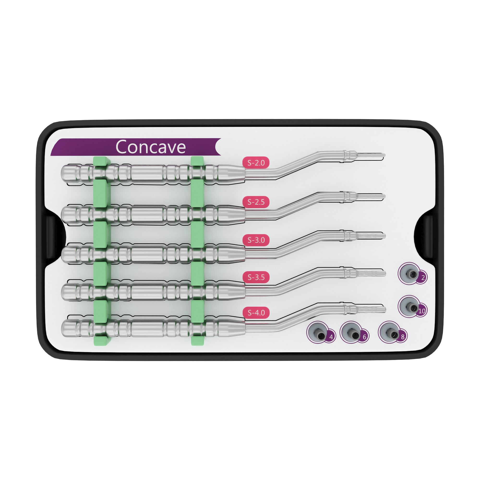 DIP Osteotome S-Kit For Bone Condensing and Sinus Lifting