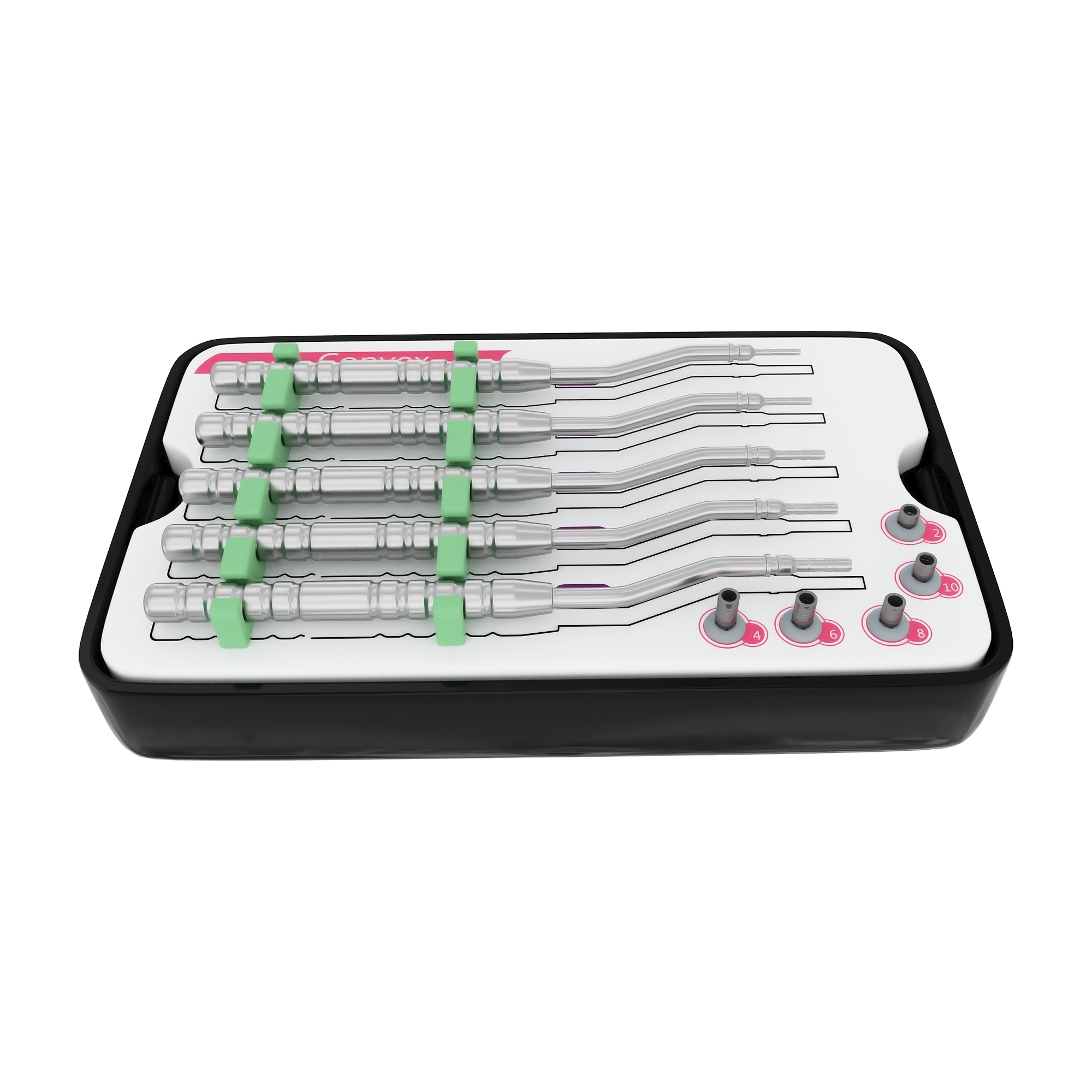 DIP Osteotome R-Kit For Bone Condensing and Sinus Lifting