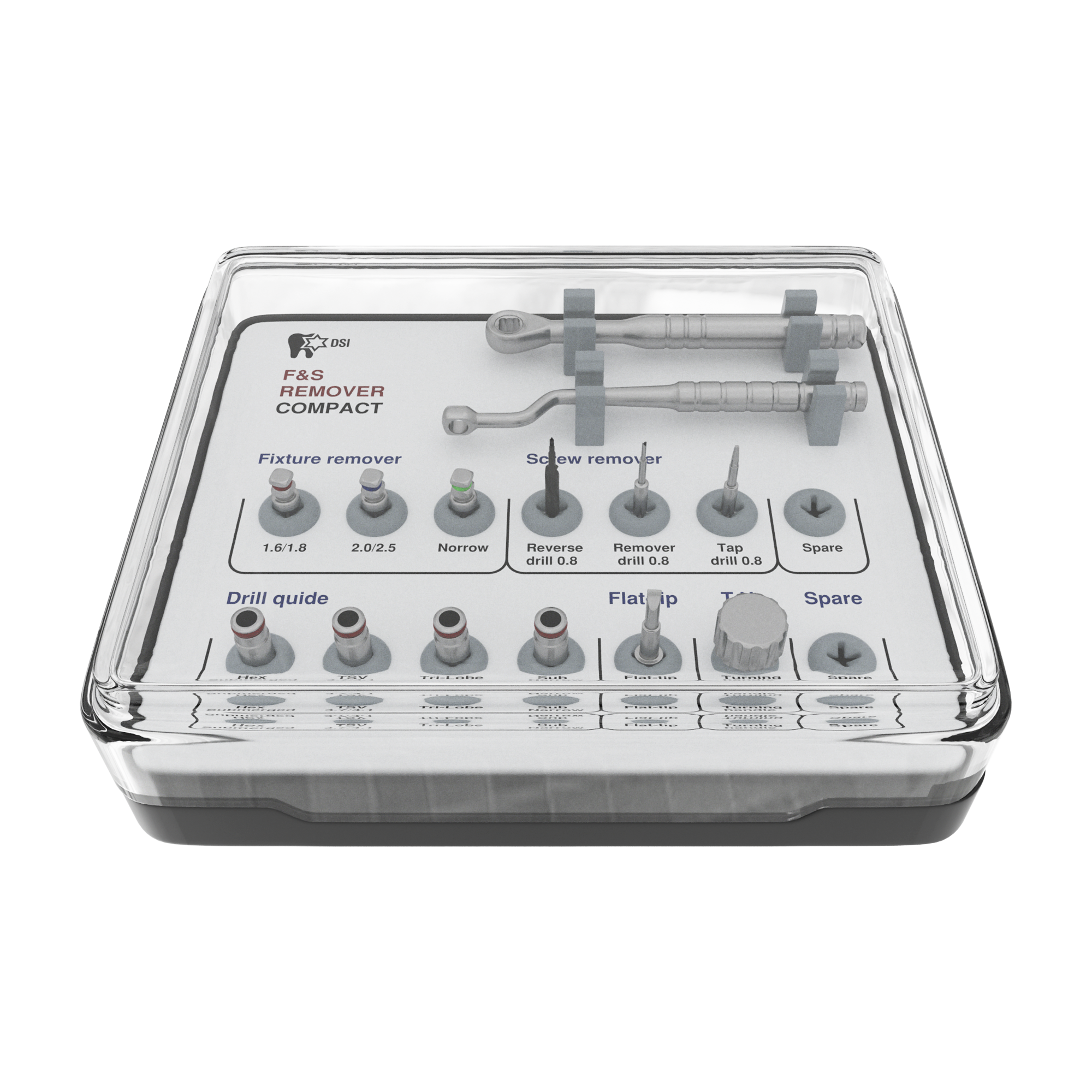 DIP SD-FSRC Compact Broken Implant & Screw Removal Extraction Kit