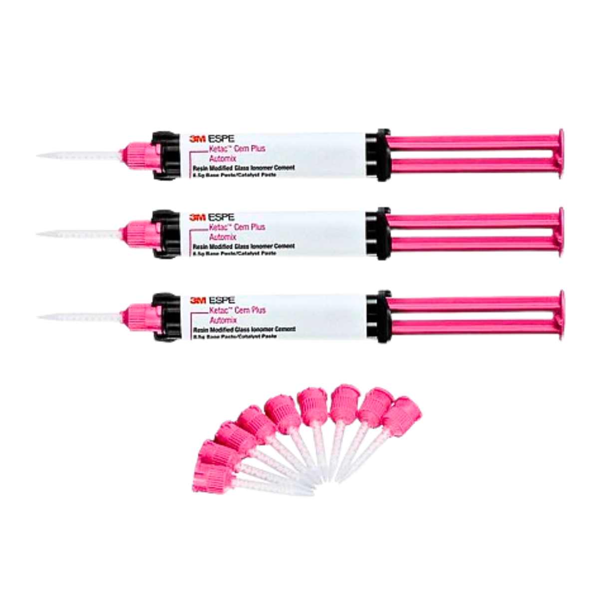 3m Ketac Cem Plus Automix Syringe 8.5g Value pack 3pc