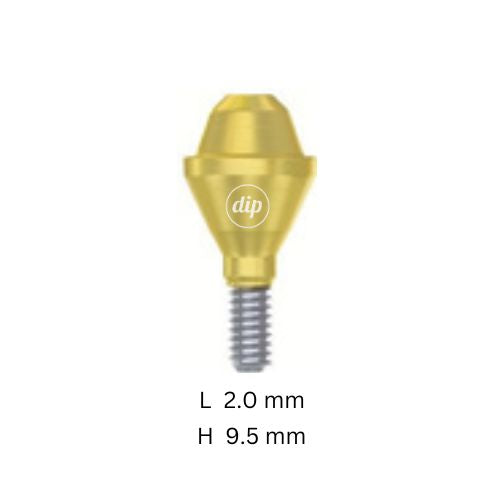 Straight Multi-Unit Abutment M1.6 for Internal Hex NP 2.0