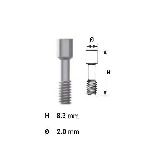 Screw for abutment