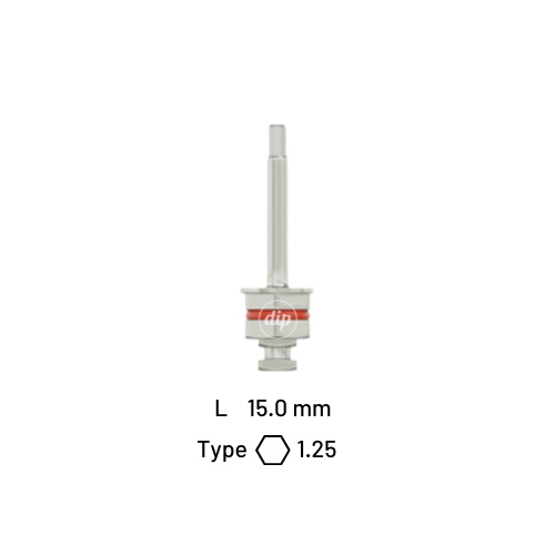 Prosthetic Screwdriver for Ratchet - 1.25 mm Hex