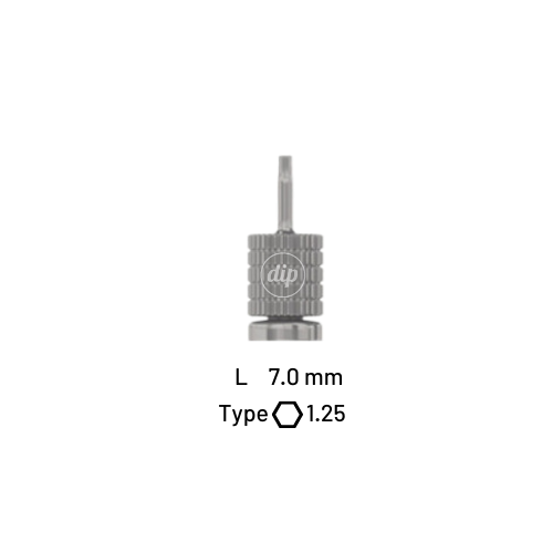 Manual Screwdriver for Prosthetics - 1.25 mm Hex