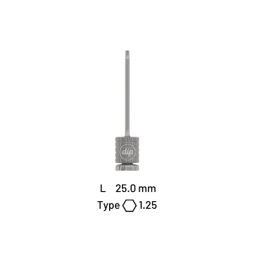 Manual Screwdriver for Prosthetics - 1.25 mm Hex