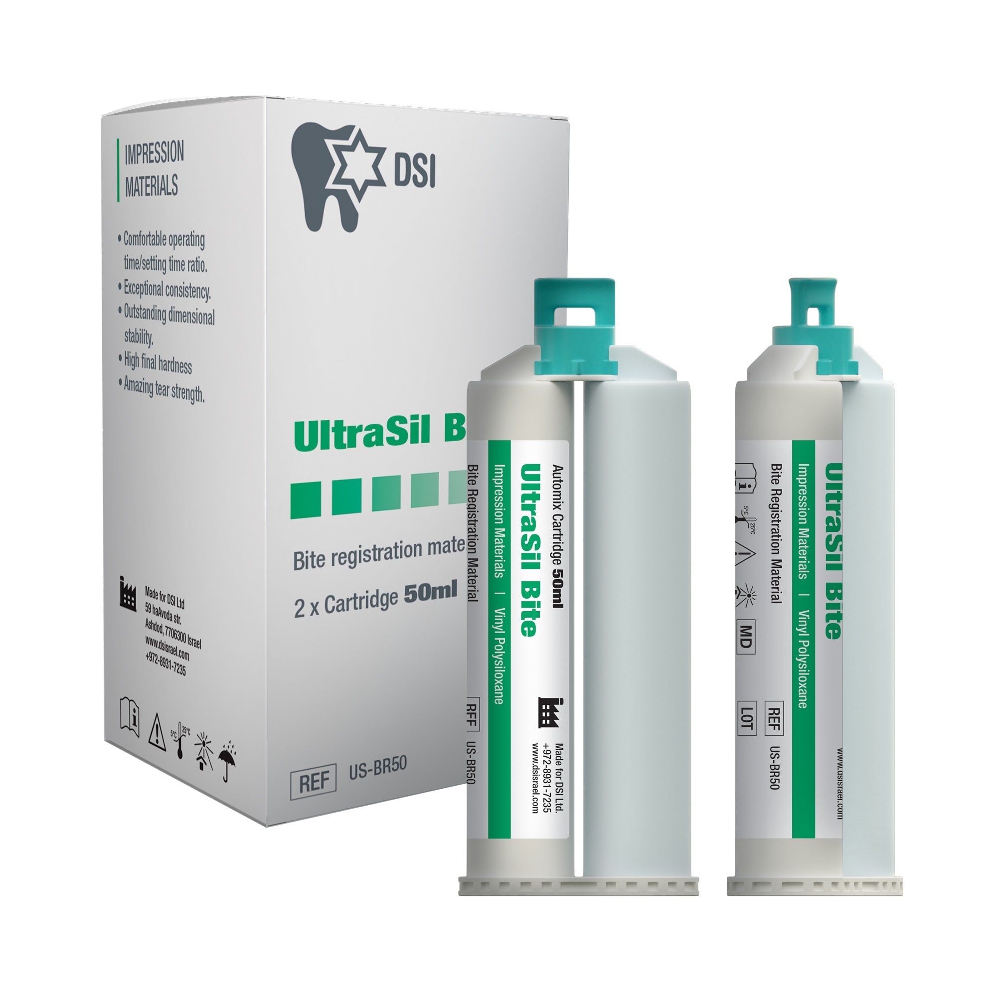 DIP Ultrasil Bite Regestration Material For Impression Taking 2x50ml