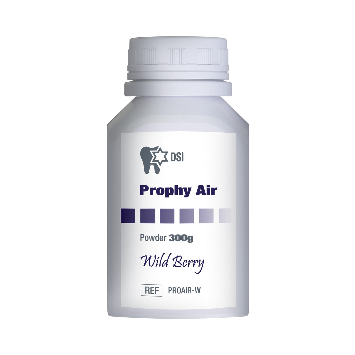 Bottle of dental prophylaxis air polishing powder
