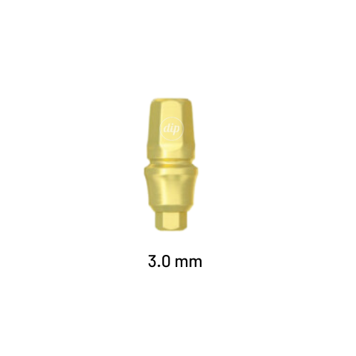 Straight Transfer-Abutment - Concave Profile for Internal Hex RP 3.5