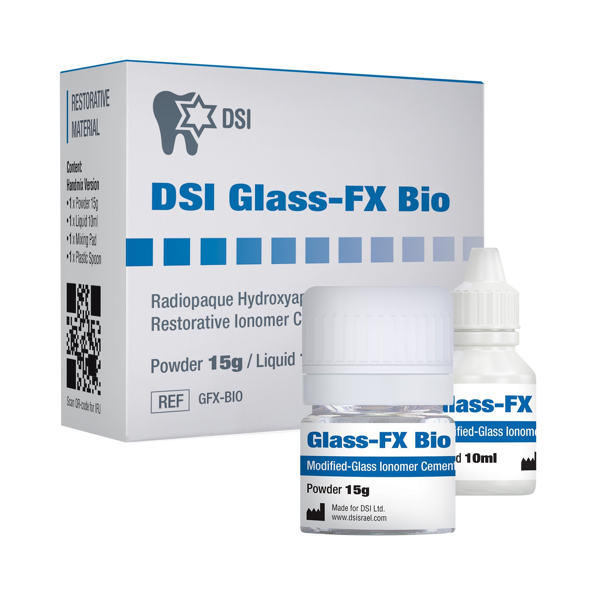 DIP Glass FX Bio - Glass Ionomer Cement With Calcium Hydroxyapatite