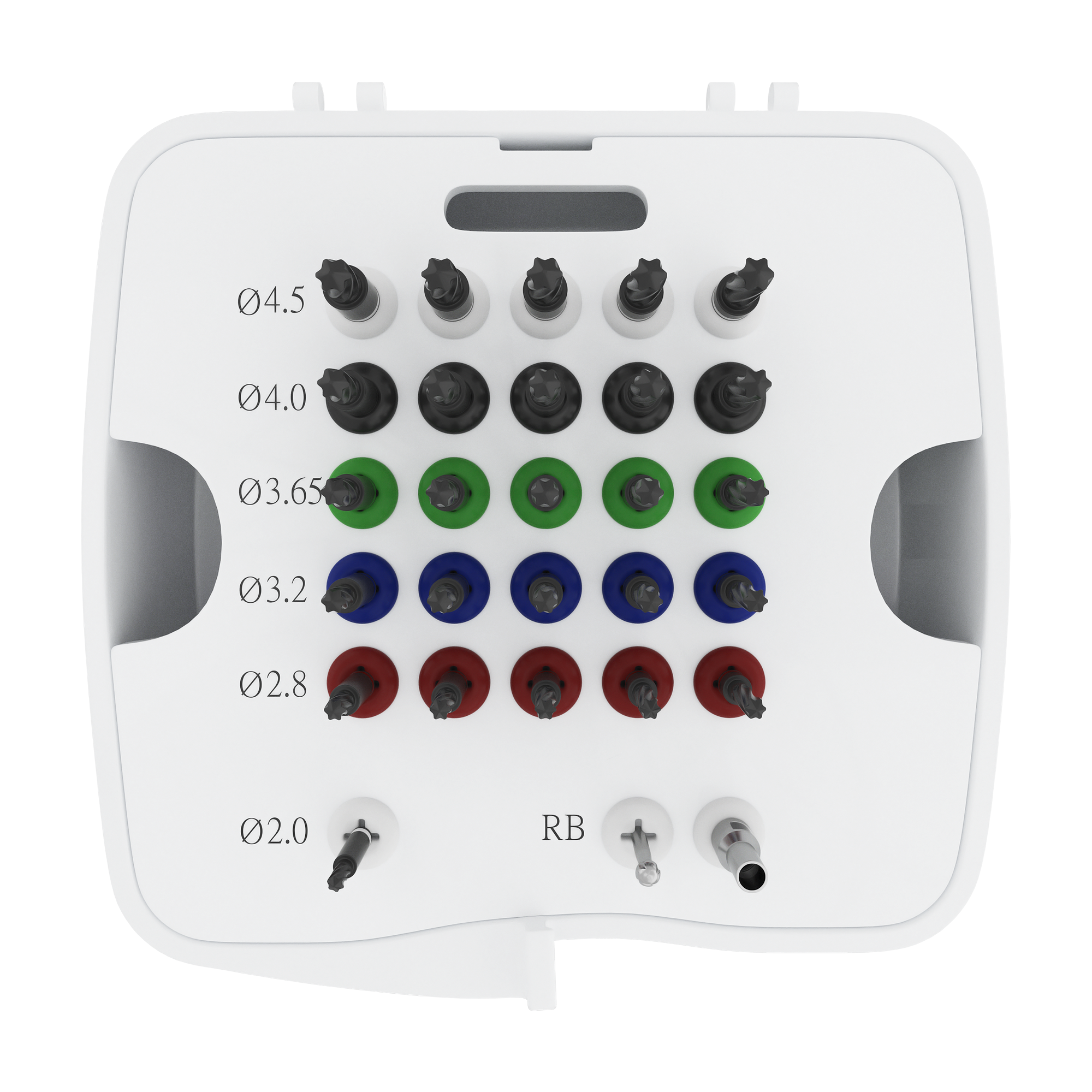 DSI DLC Step&Stop Drills Kit For Osteotomy Preparation Implant Installation