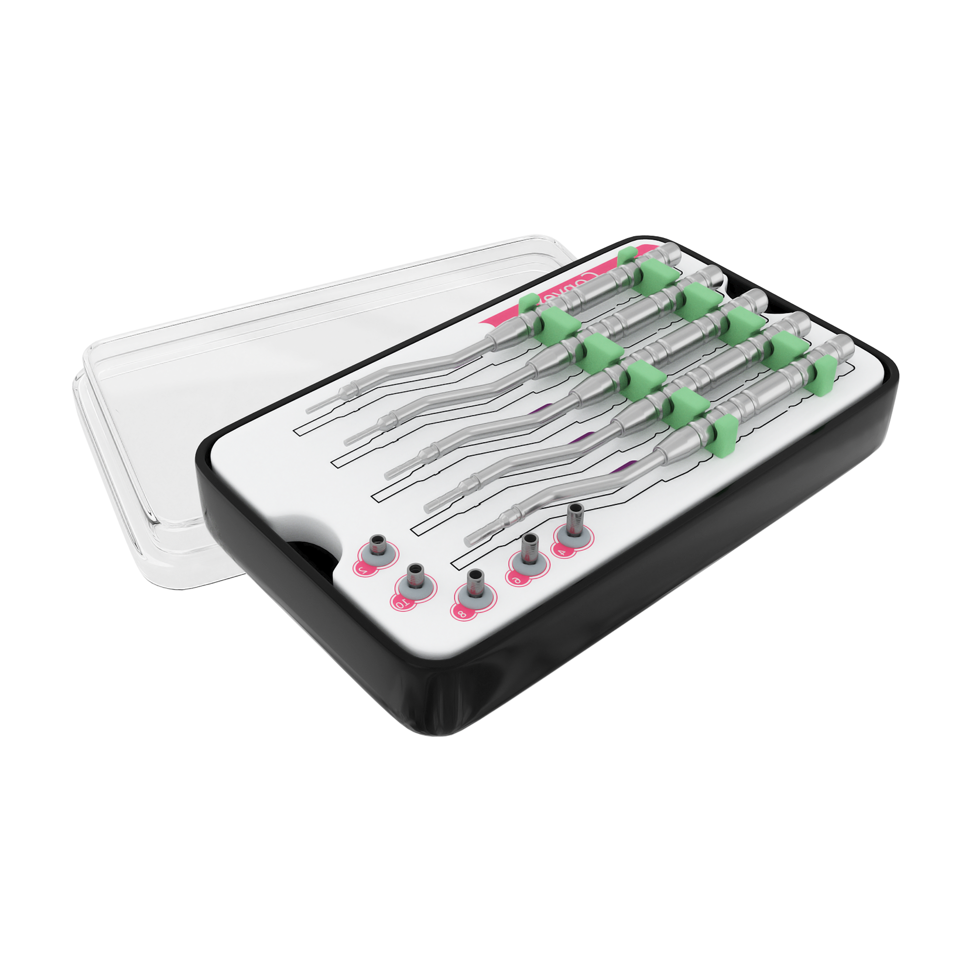 DIP Osteotome R-Kit For Bone Condensing and Sinus Lifting