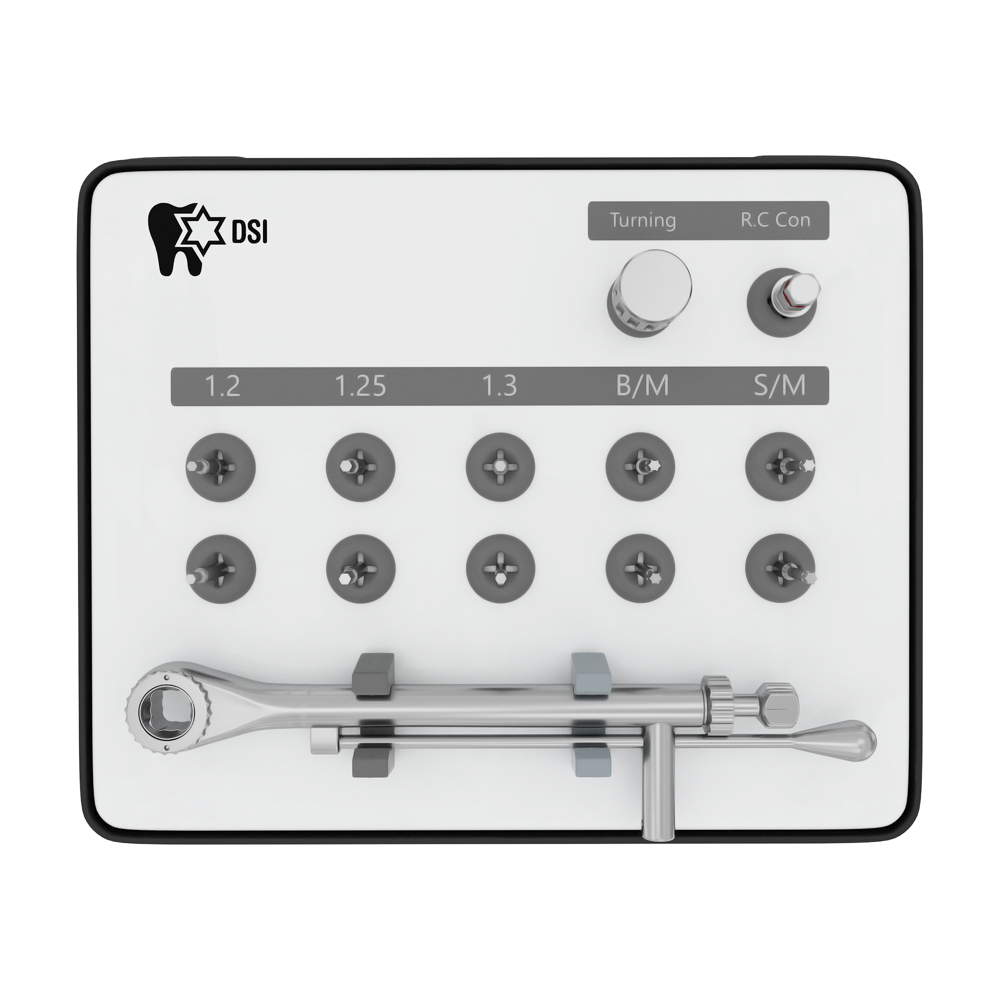 DIP Universal Prosthetic Driver Kit For Abutments of Different Platforms