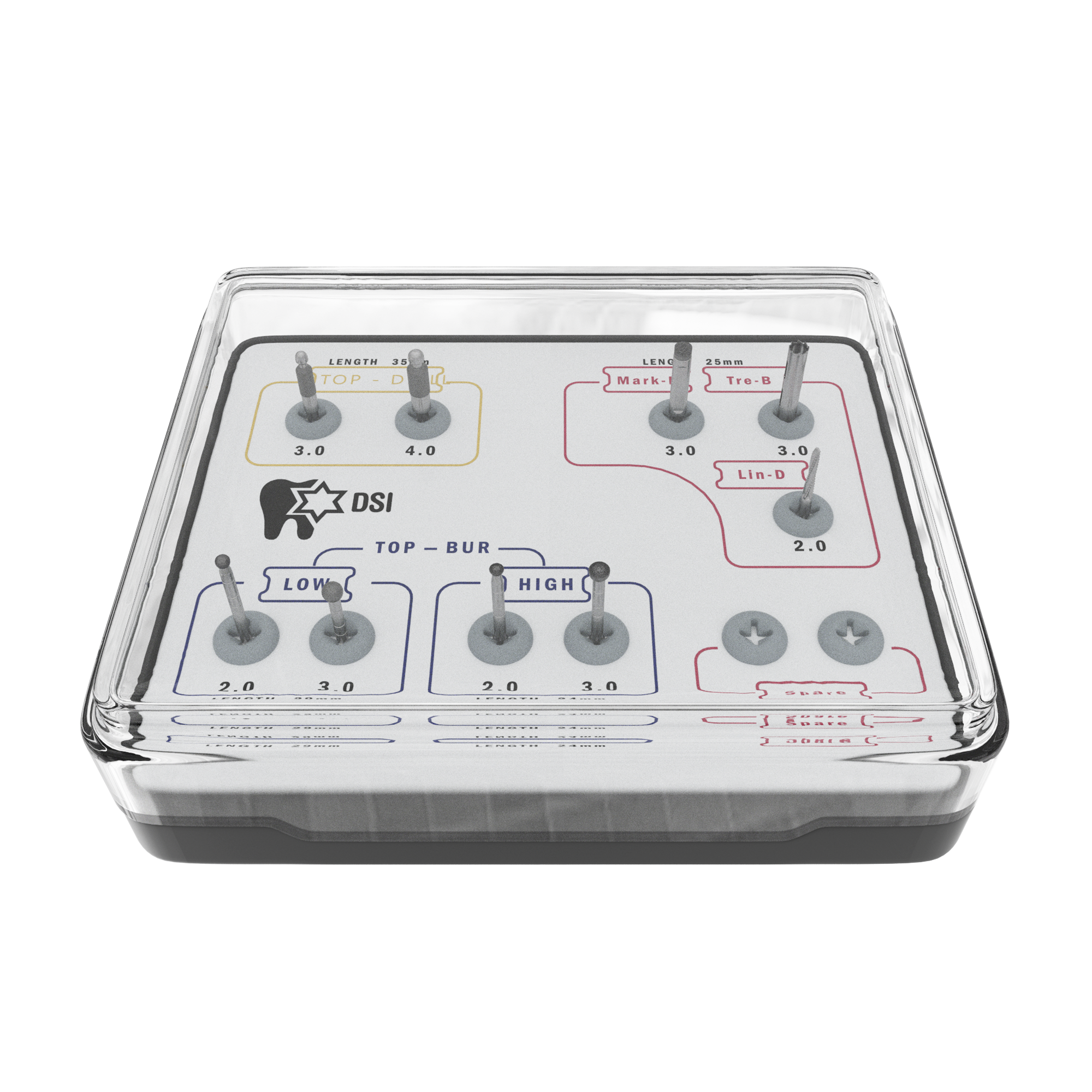 DIP TOP Osteotomy Drill Kit For Implant Surgery