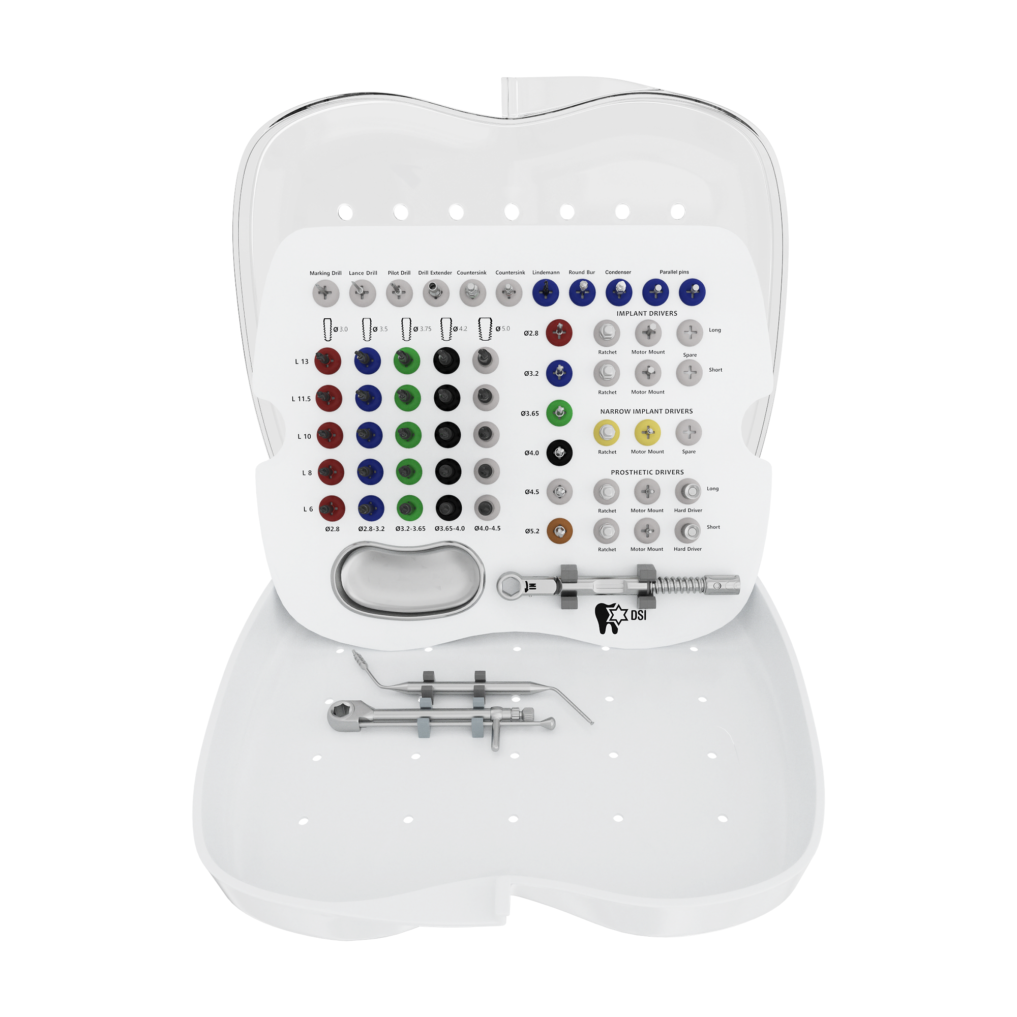 DSI SK006 Professional Surgical Kit For Advanced Implant Maxillo-fascial Treatment