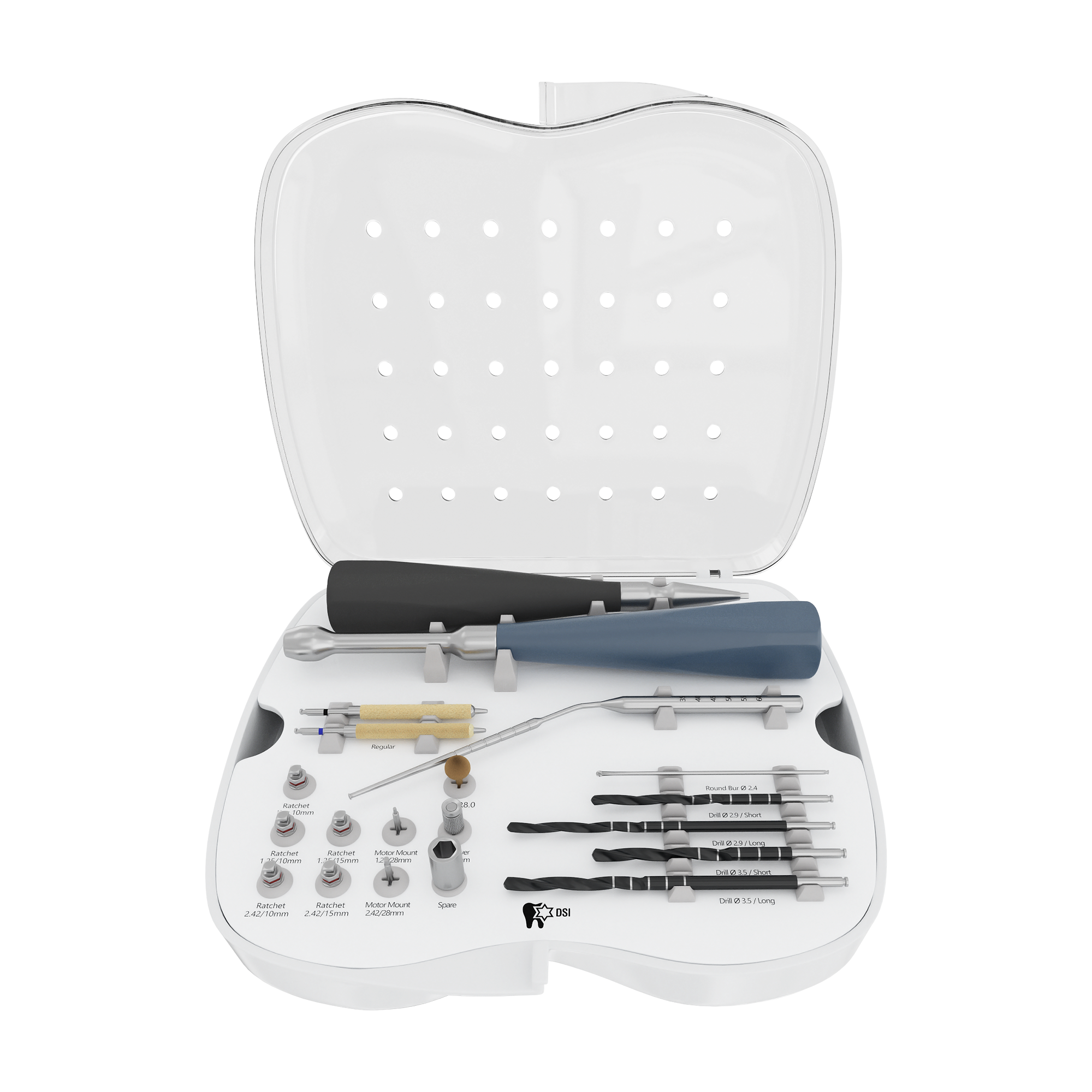 DSI SK007 Zygo Surgical Kit Tools and Drills Zygomatic Implant Installation