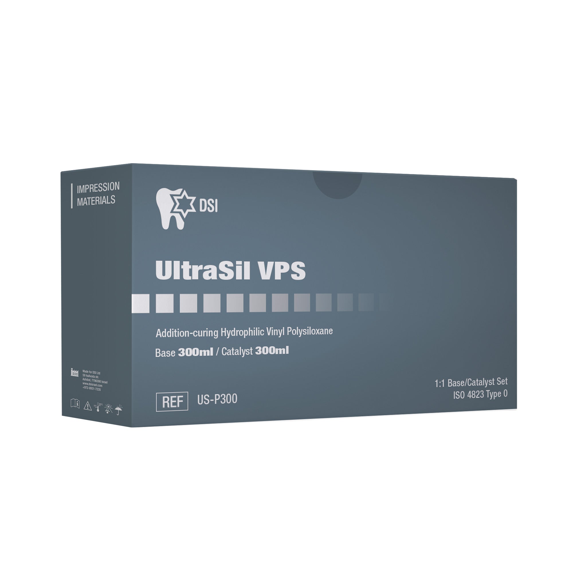 DIP UltraSil VPS Impression Material Full Kit 600ml putty + 2x50ml wash