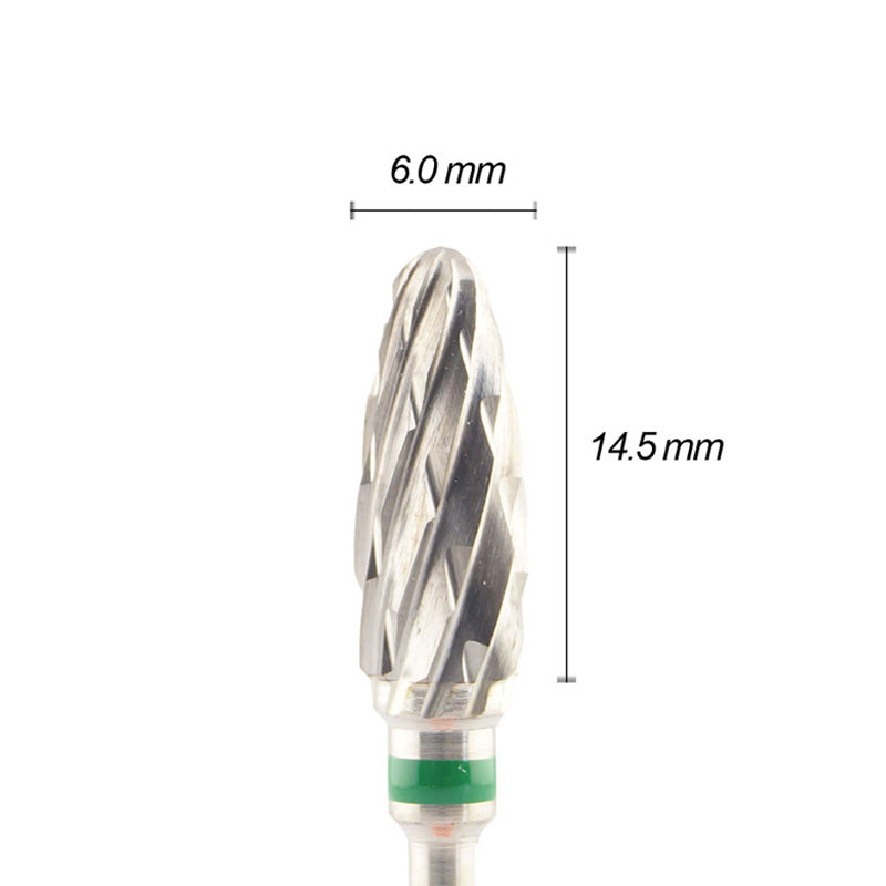 Wilson Cross Cut Flame Coarse Carbide Bur - 14.5mm