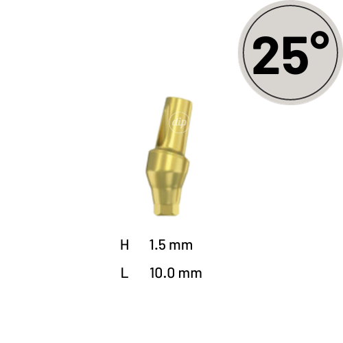 25° Angled Snap-On Transfer Abutment for Nobel Active® RP 4.3